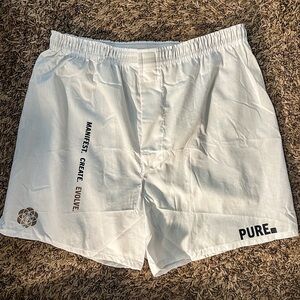 Men’s Pure apparel & hanes white boxers